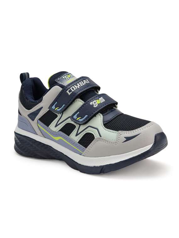 boys navy blue synthetic sneaker - 22143580 -  Standard Image - 1