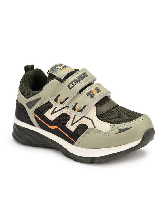 boys olive synthetic sneaker - 22143581 -  Standard Image - 1