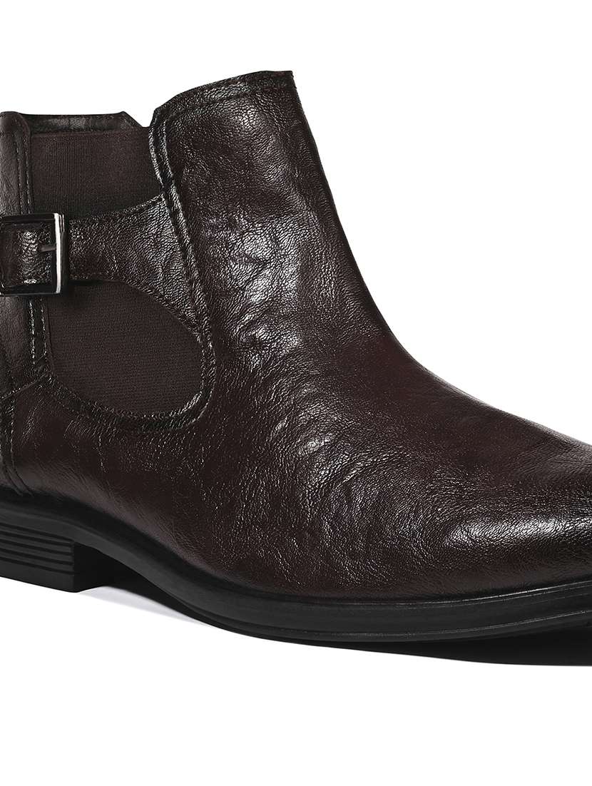 men brown slip on boot - 22143584 - Standard Image - 4
