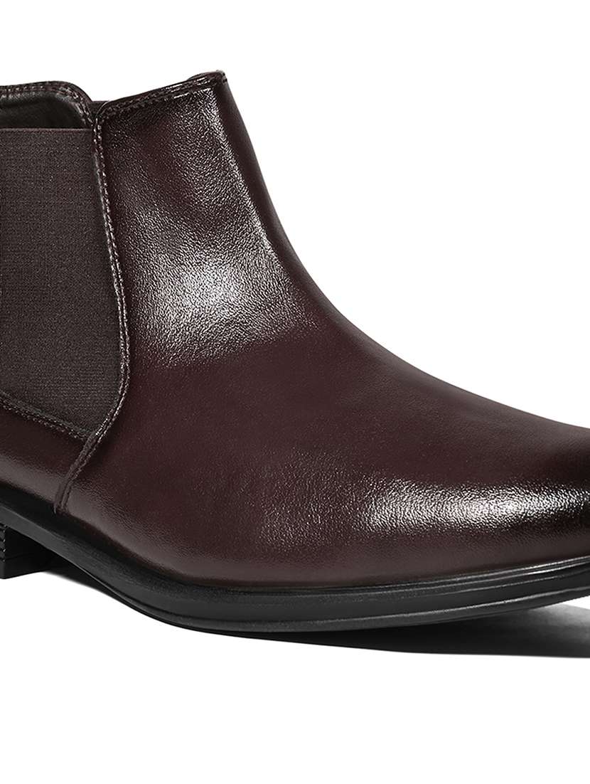 men brown slip on boot - 22143586 - Standard Image - 4