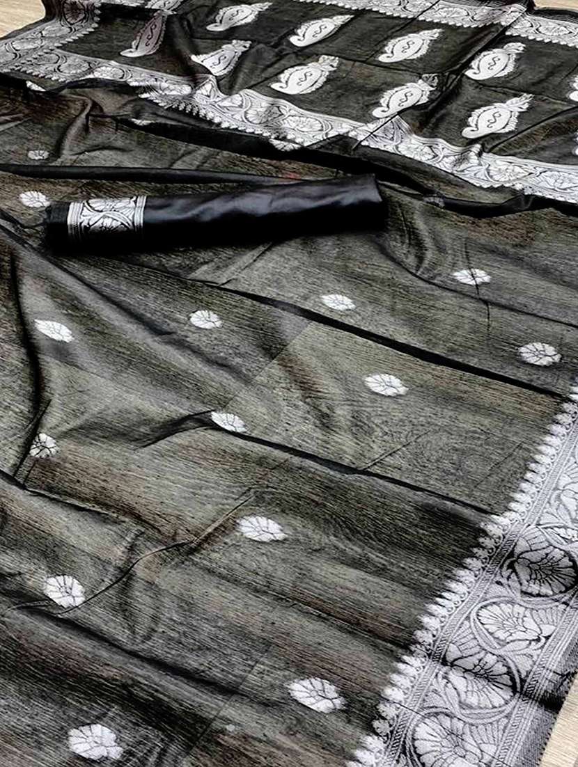 women self design bordered saree with blouse - 22143632 -  Standard Image - 4