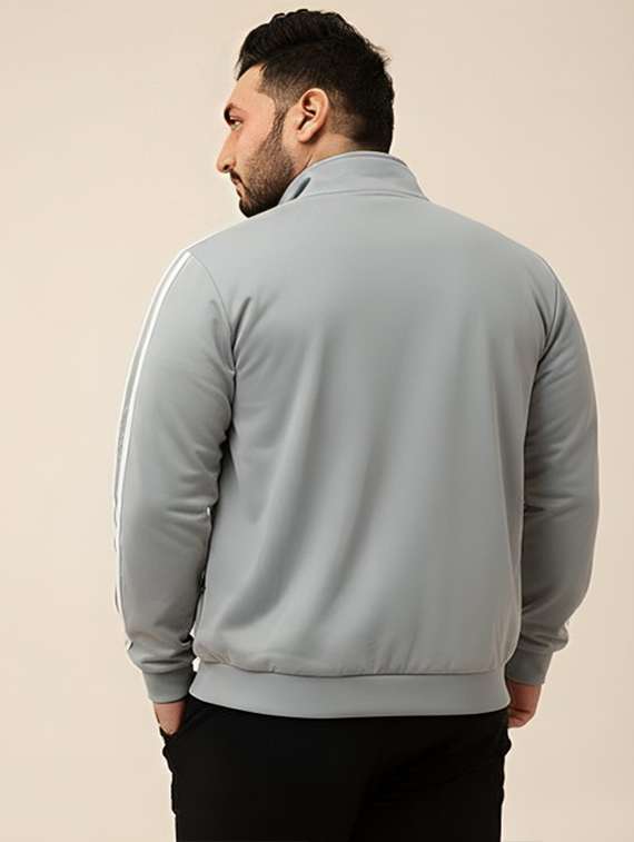 men taped long sleeve lightweight bomber jacket - 22143686 -  Standard Image - 1