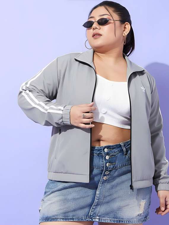 women solid long sleeve jacket