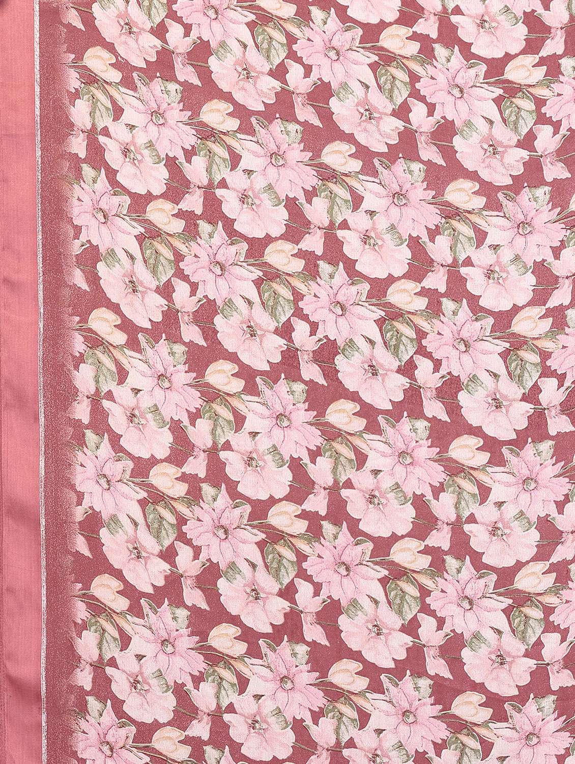 women floral printed saree with blouse - 22143847 -  Standard Image - 6