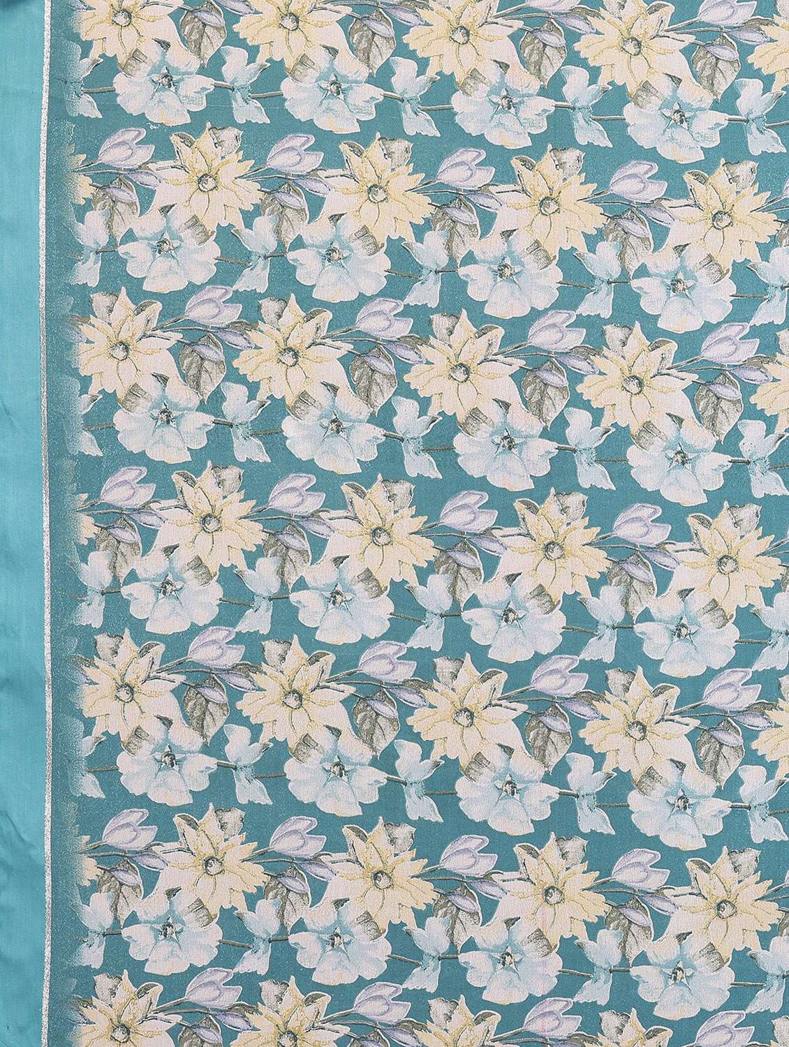 women floral printed saree with blouse - 22143850 -  Standard Image - 6