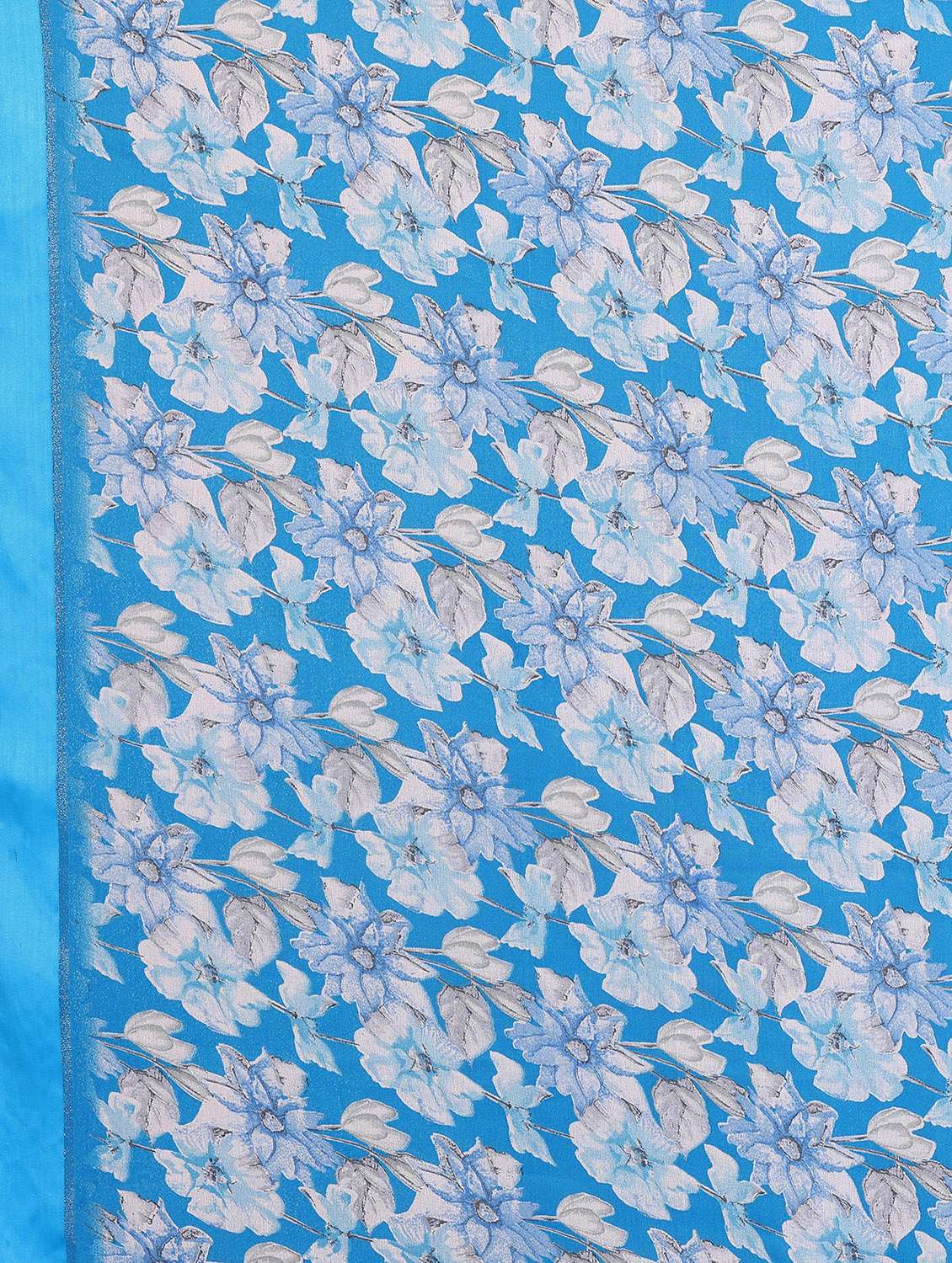 women floral printed saree with blouse - 22143851 -  Standard Image - 6