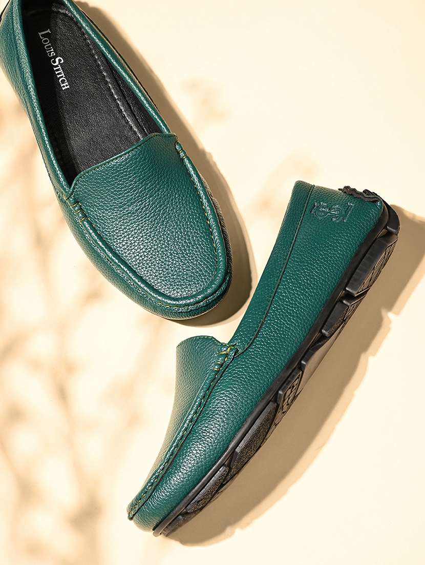 women green slip on loafer