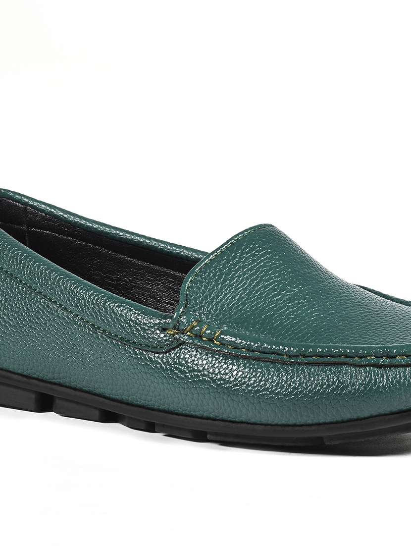 women green slip on loafer - 22143990 -  Standard Image - 4
