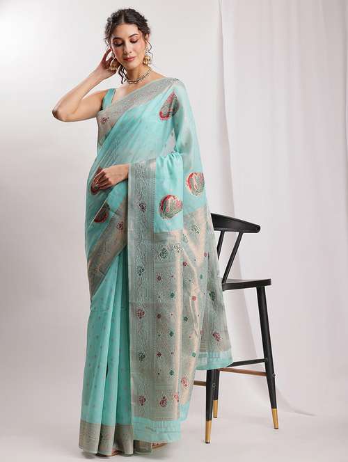 women self design banarasi saree with blouse - 22144629 -  Standard Image - 0