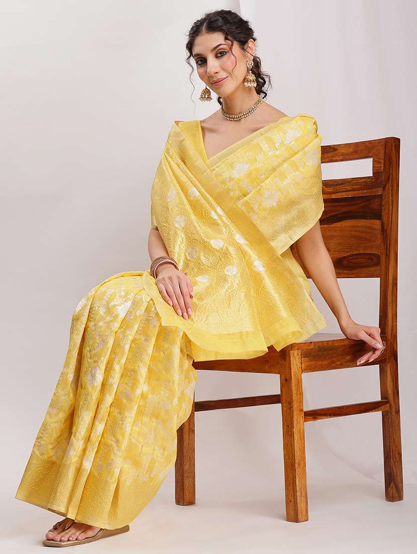 women self design banarasi saree with blouse - 22144631 - Standard Image - 1