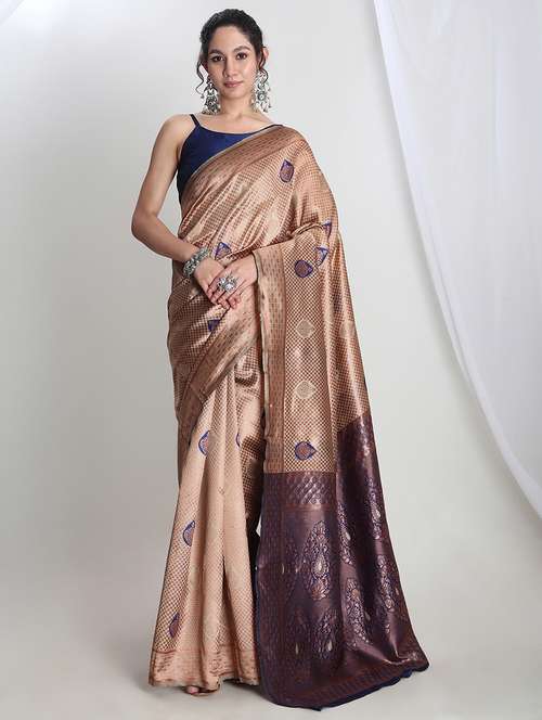 women self design banarasi saree with blouse - 22144633 -  Standard Image - 0