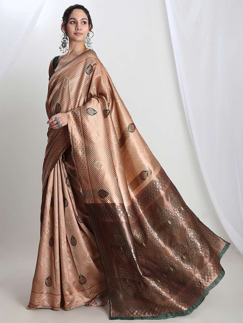 women self design banarasi saree with blouse - 22144635 -  Standard Image - 1