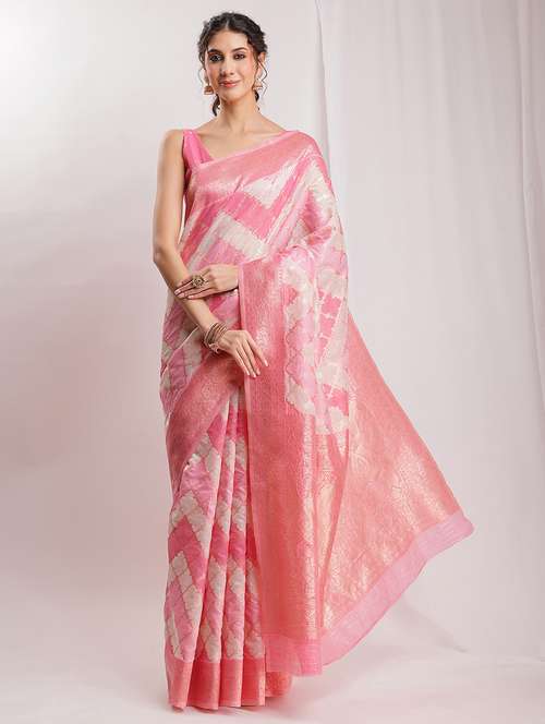 women self design banarasi saree with blouse - 22144645 -  Standard Image - 0