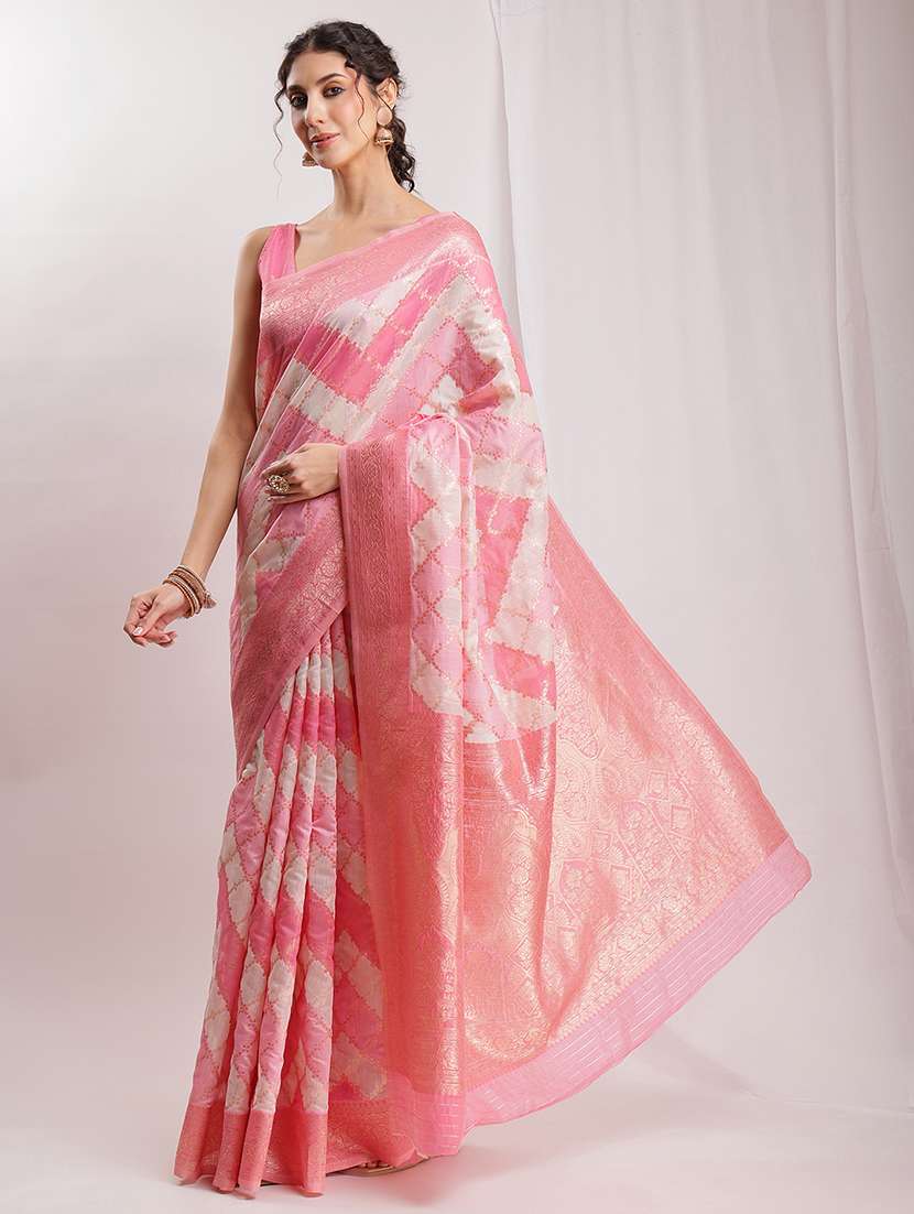 women self design banarasi saree with blouse - 22144645 - Standard Image - 1