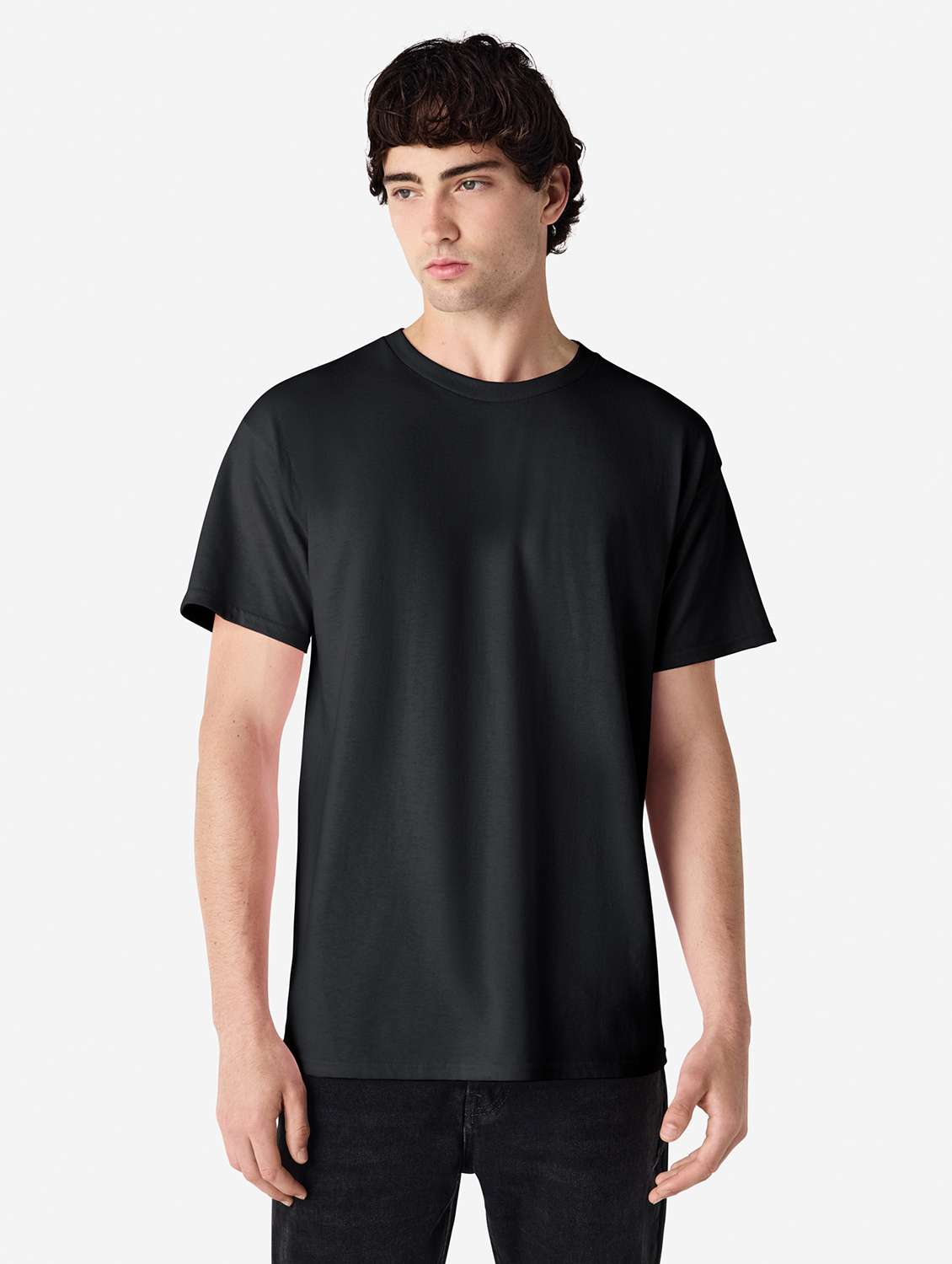 men solid short sleeve t-shirt