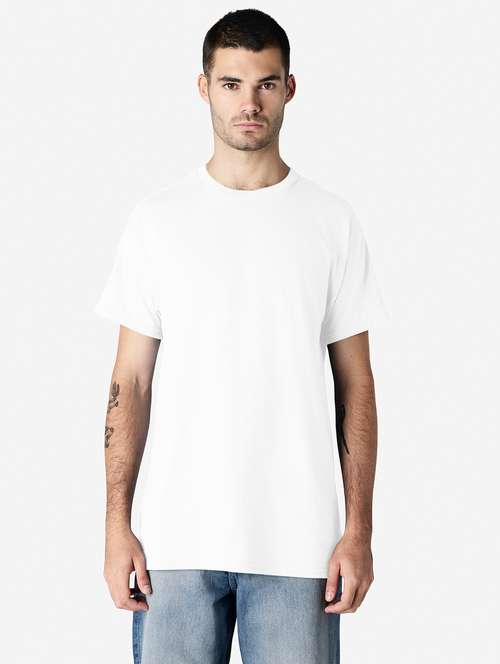 men solid short sleeve regular fit t-shirt - 22144656 -  Standard Image - 0