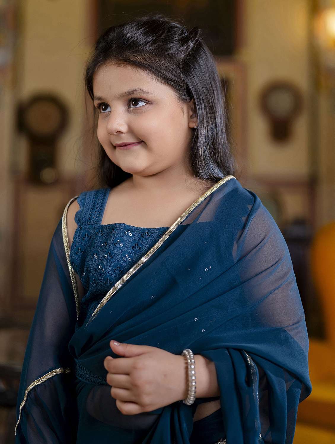 girls self designed lehenga and choli with dupatta - 22144888 -  Standard Image - 4