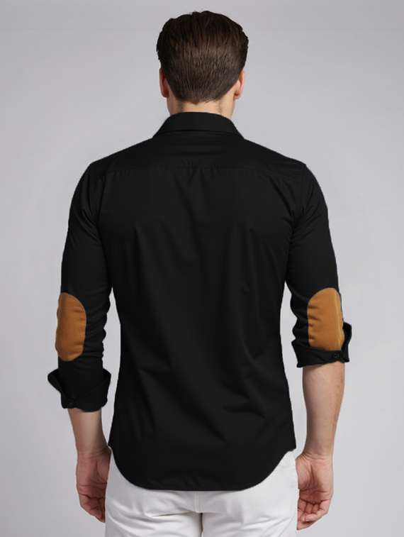 men solid long sleeve regualr fit casual shirt - 22144906 - Standard Image - 1