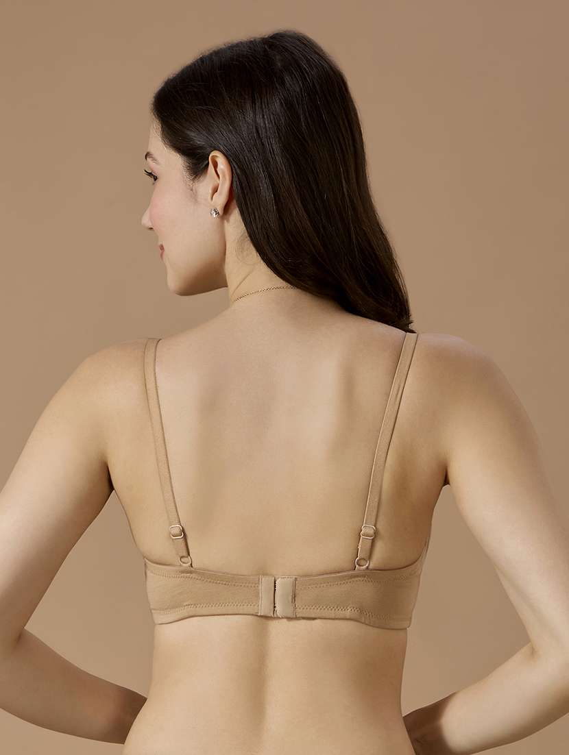 women solid non-wired lightly padded bra - 22145309 -  Standard Image - 4