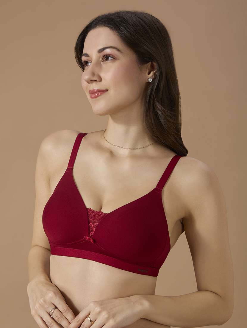 women pack of 2 solid non-wired lightly padded bra - 22145337 -  Standard Image - 1