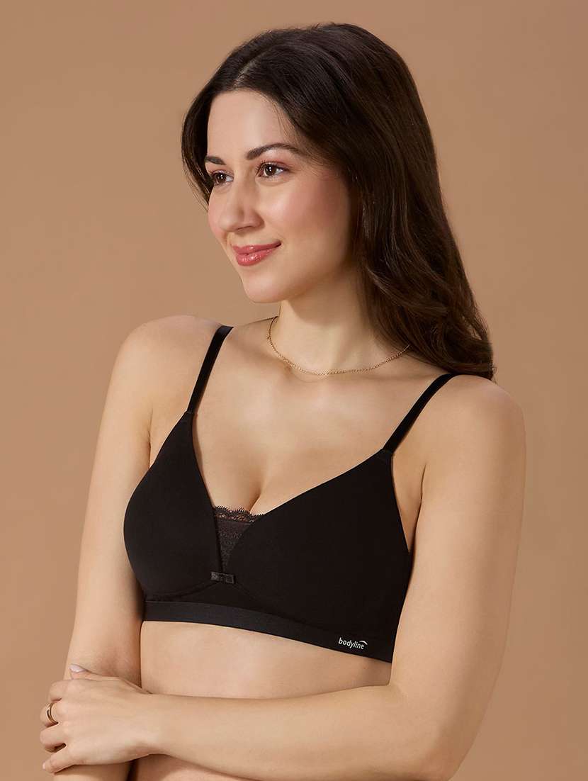 women pack of 2 solid non-wired lightly padded bra - 22145337 -  Standard Image - 4