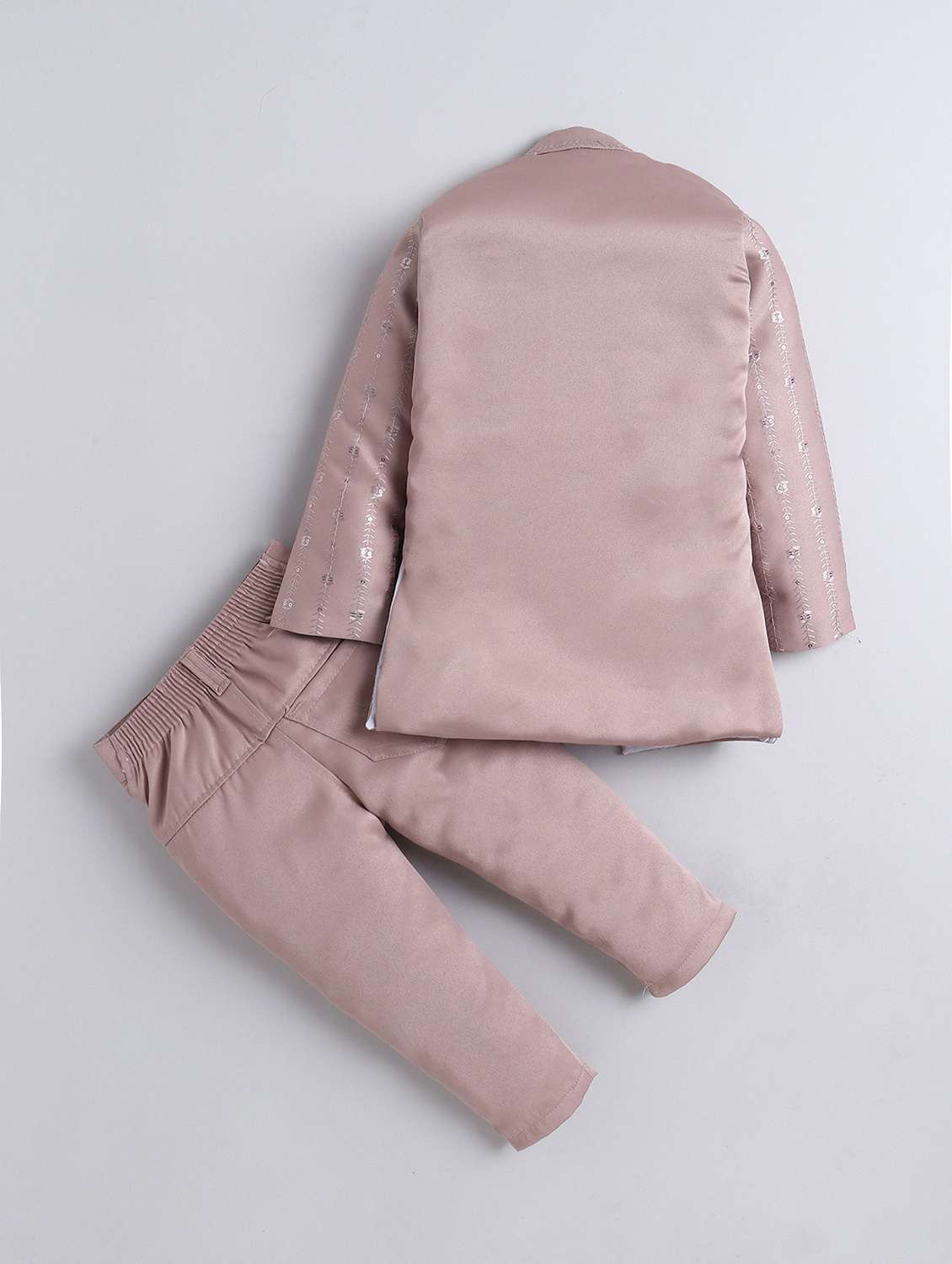 boys embroidered mandarin neck sherwani set - 22145345 -  Standard Image - 1