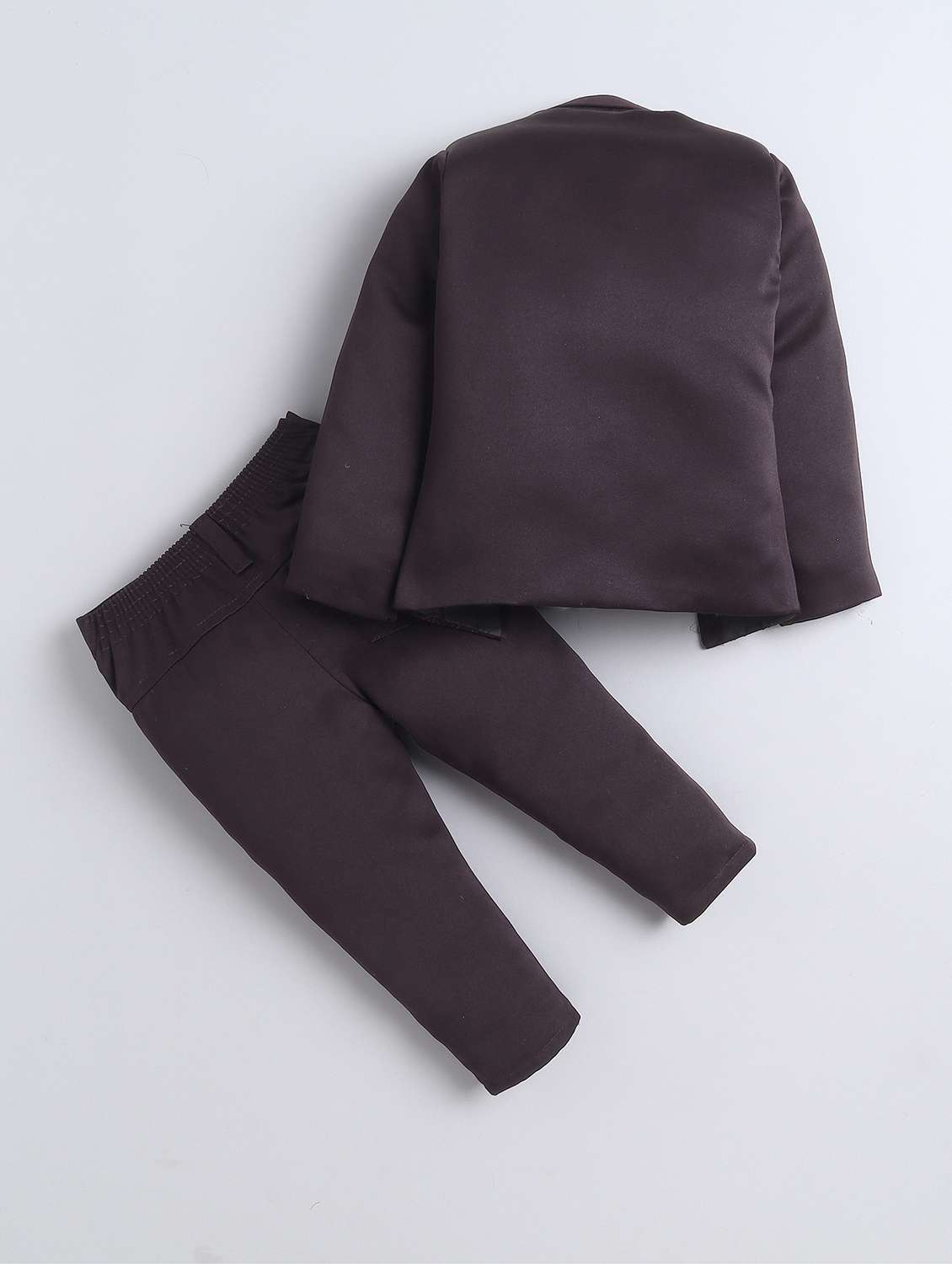 boys self designed blazer and trouser with shirt set - 22145699 -  Standard Image - 1