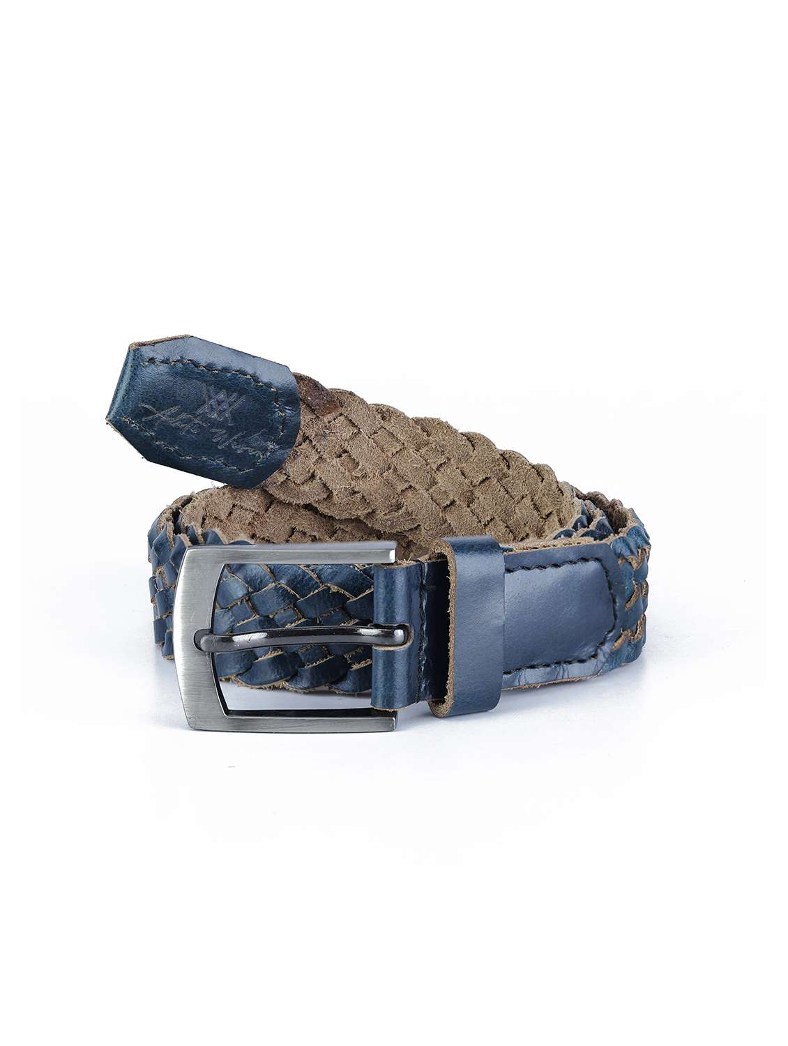 women blue solid leather belt - 22145737 - Standard Image - 1