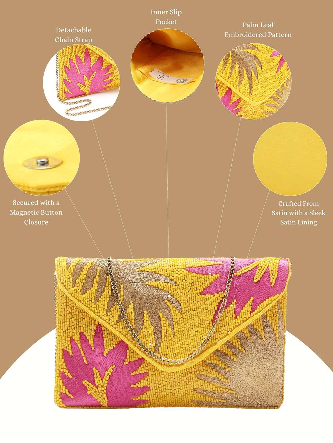 embroidered sling bag for women - 22145739 -  Standard Image - 4