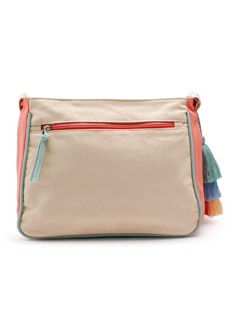 anekaant color blocked sling bag - 22145802 -  Standard Image - 1