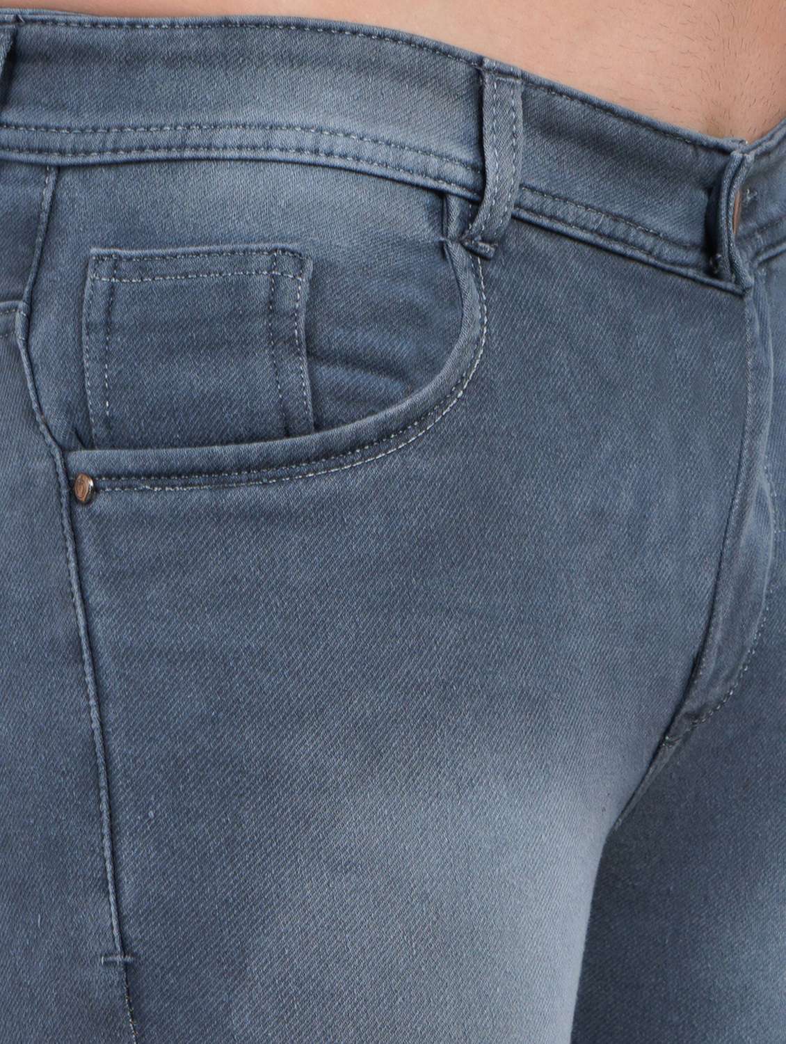 men washed mid rise slim fit jeans - 22145874 -  Standard Image - 4