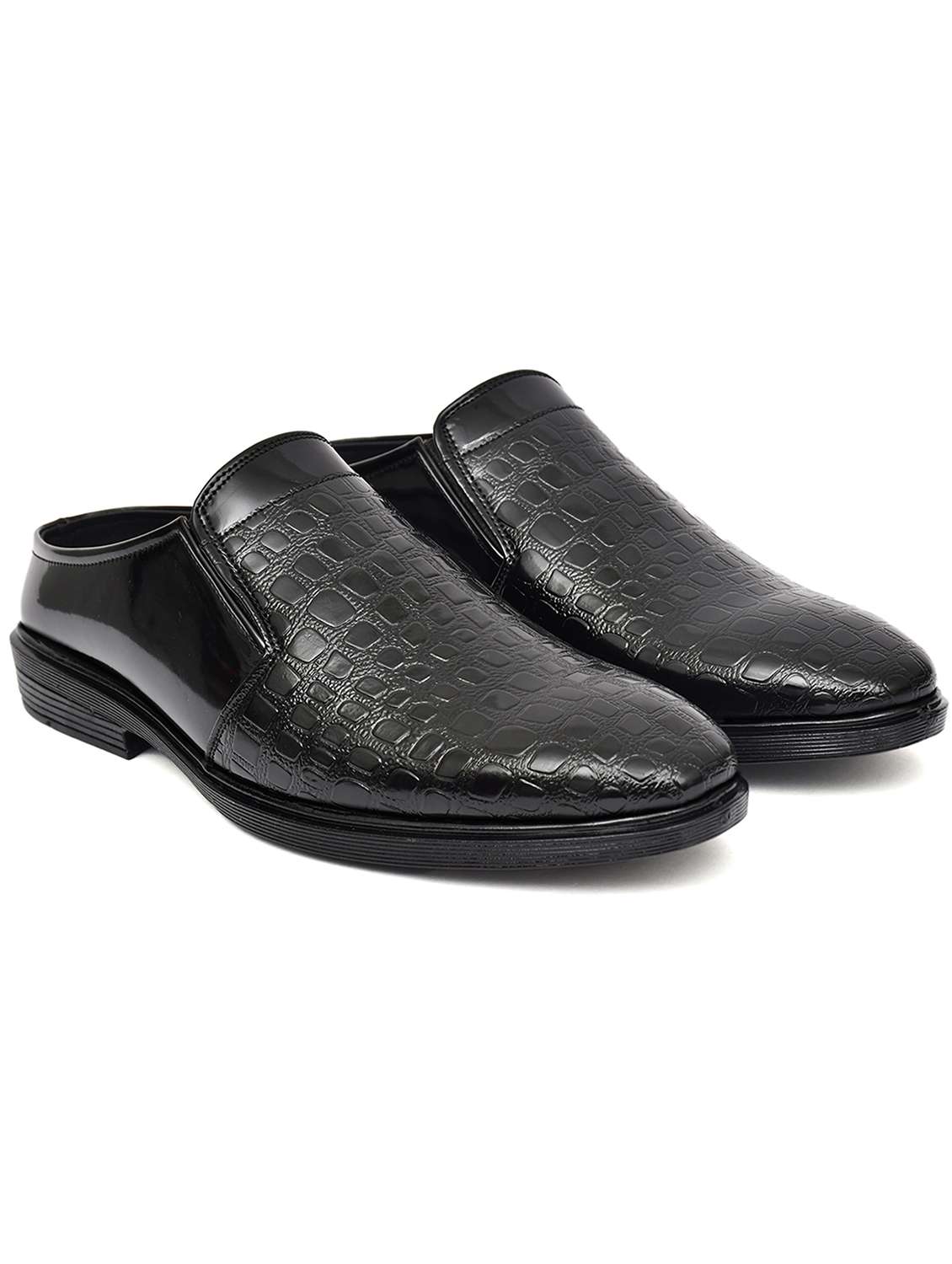 men textured slip on casual shoes - 22146041 -  Standard Image - 1
