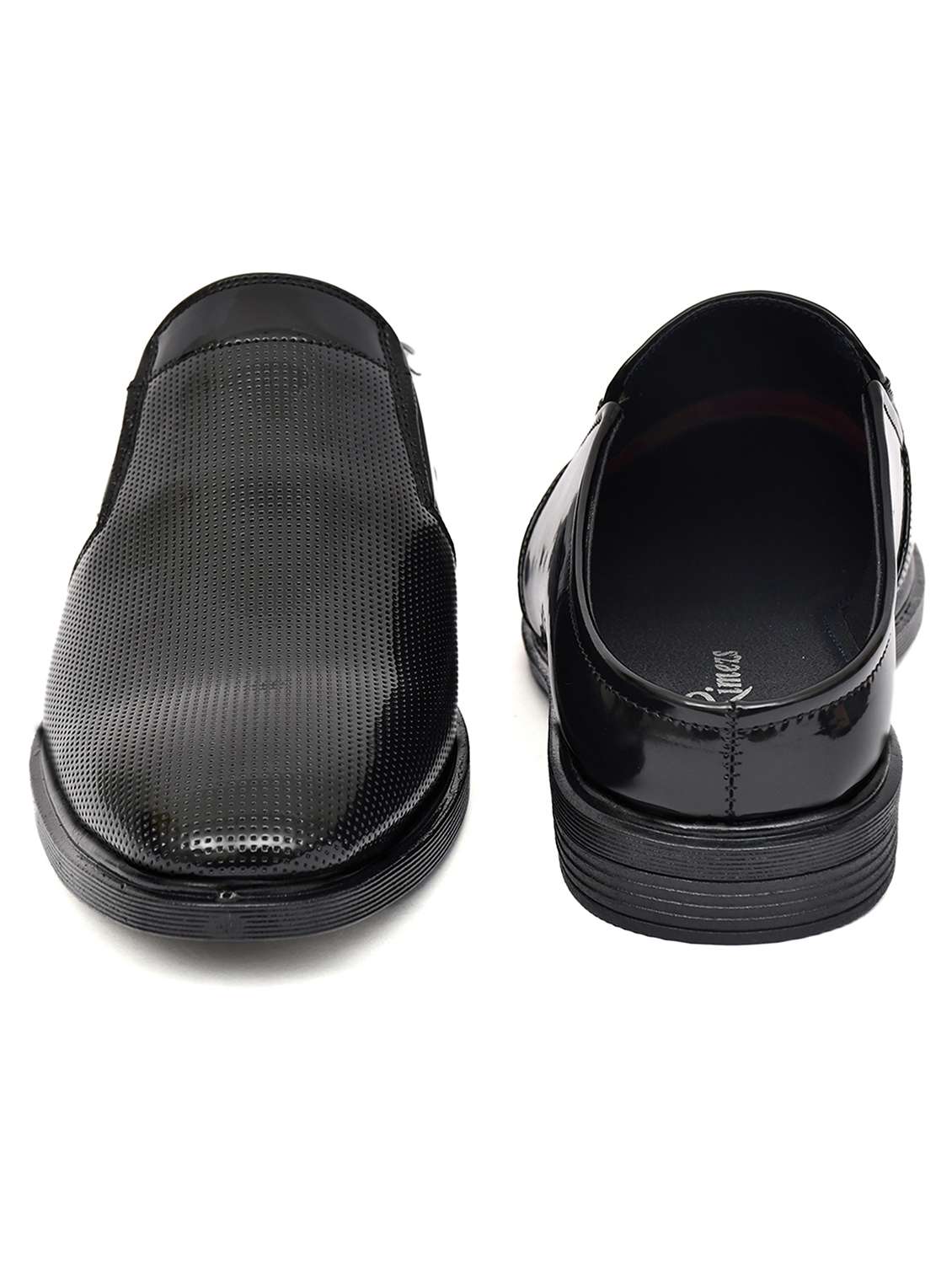 men textured slip on casual shoes - 22146043 - Standard Image - 4