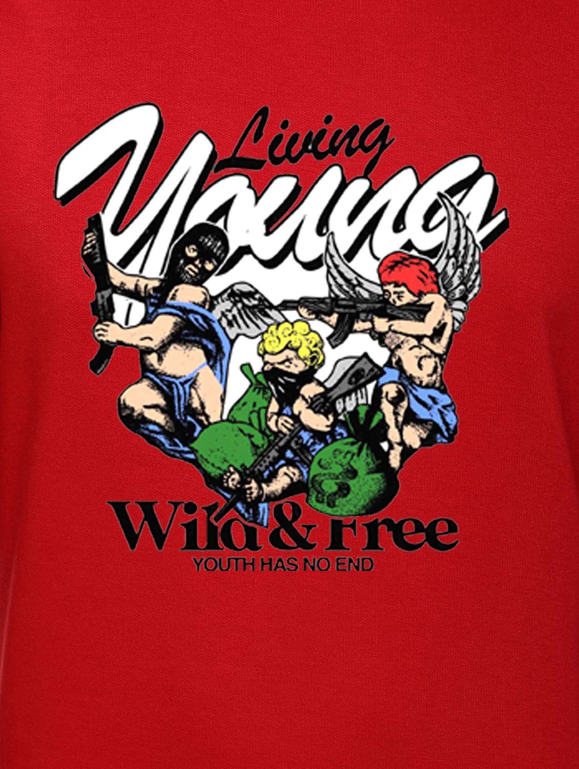 men front print long sleeve regular fit sweatshirt - 22146045 -  Standard Image - 4