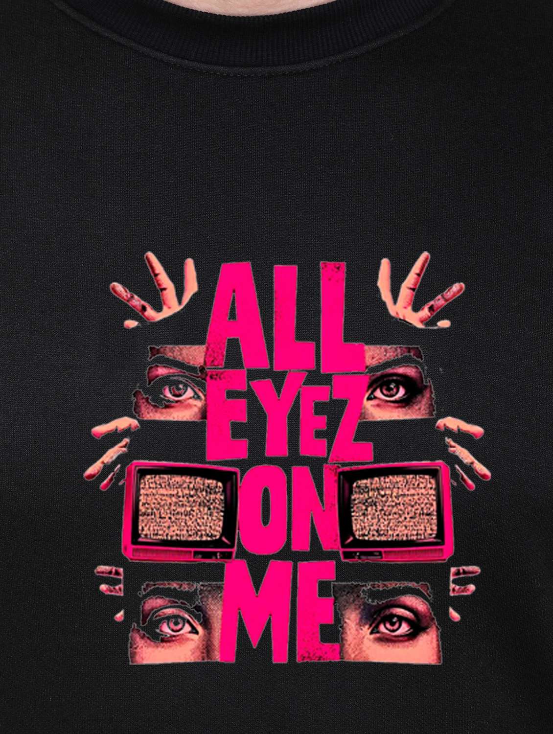 men front print long sleeve regular fit sweatshirt - 22146054 -  Standard Image - 4