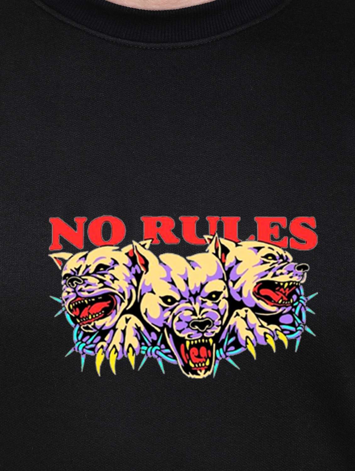 men chest print long sleeve regular fit sweatshirt - 22146066 -  Standard Image - 4