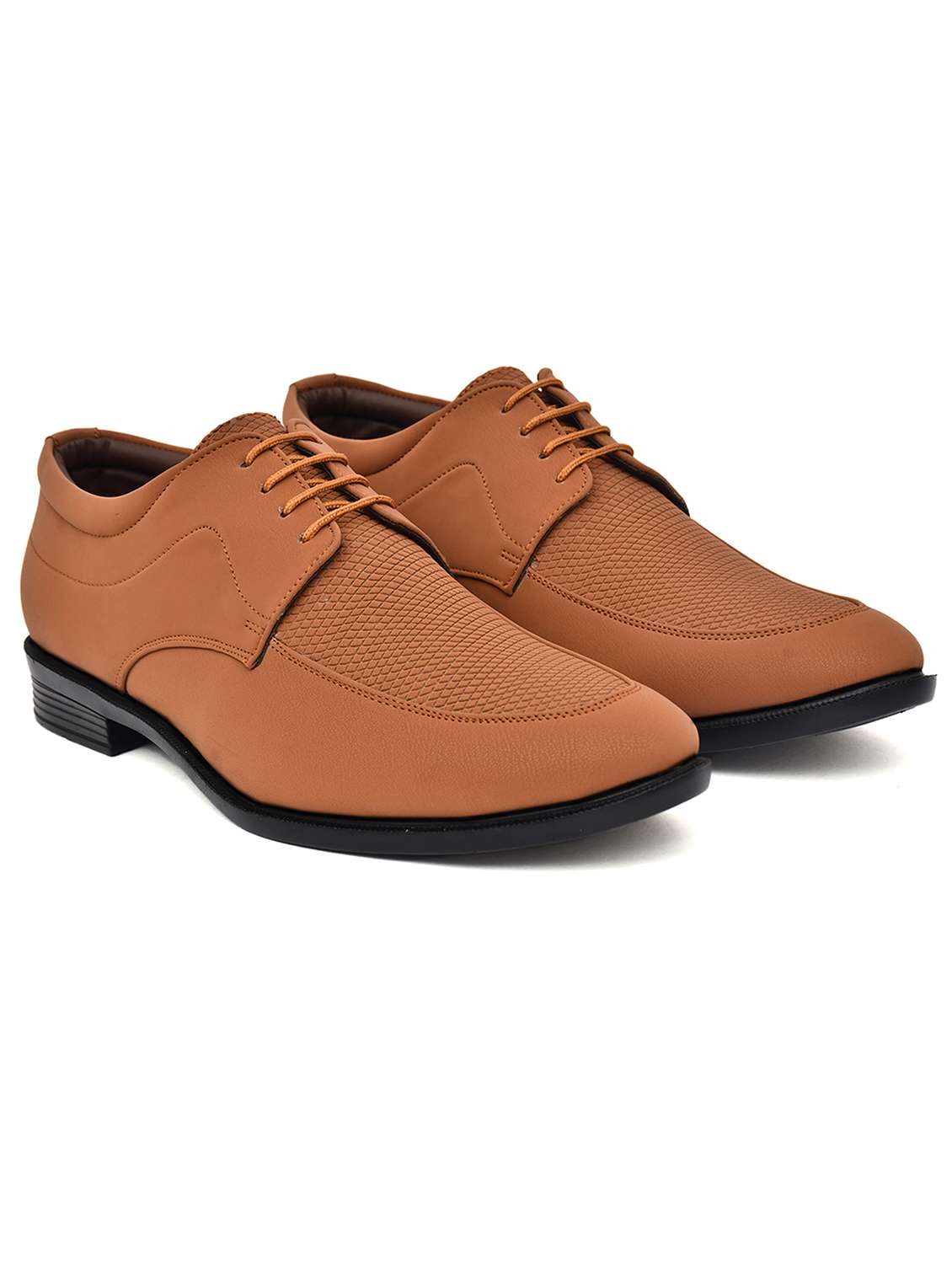 men tan lace up derby - 22146119 -  Standard Image - 1