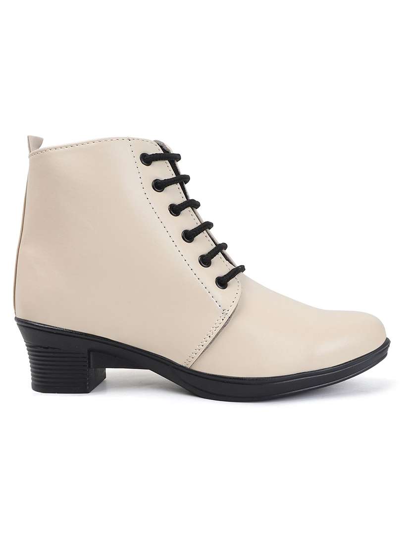 women solid lace up boot - 22146125 -  Standard Image - 4