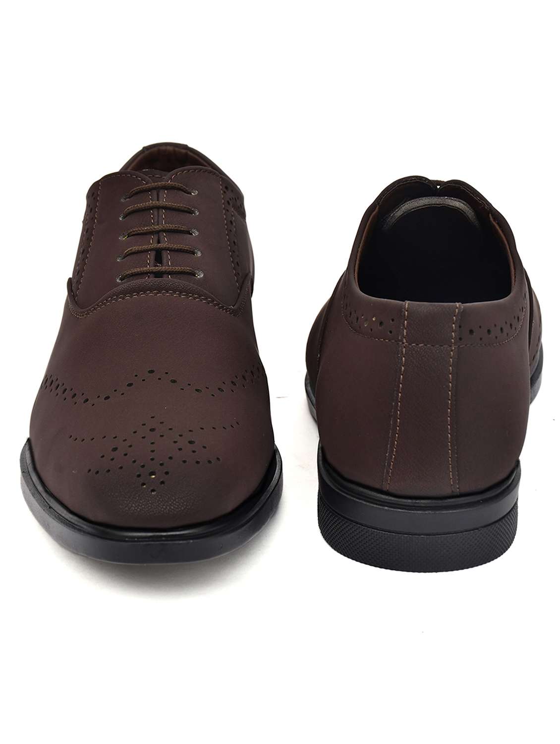 men brown lace-up brouge - 22146139 - Standard Image - 4