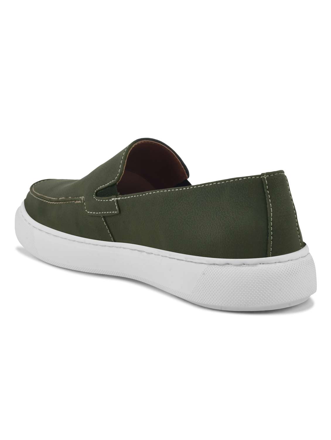 men green slip on loafer - 22146244 -  Standard Image - 4
