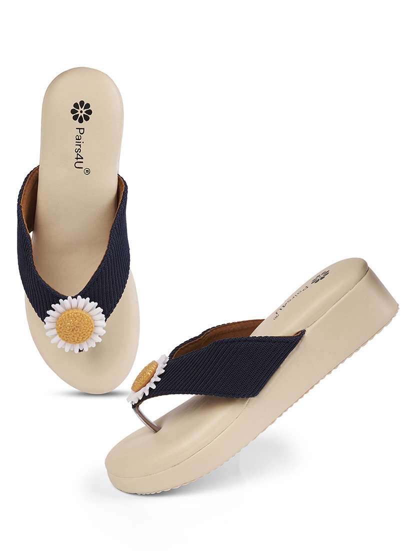 women textured open toe platform wedges - 22146552 - Standard Image - 4