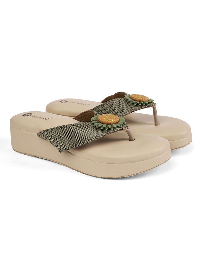 women textured open toe platform wedges - 22146553 -  Standard Image - 1