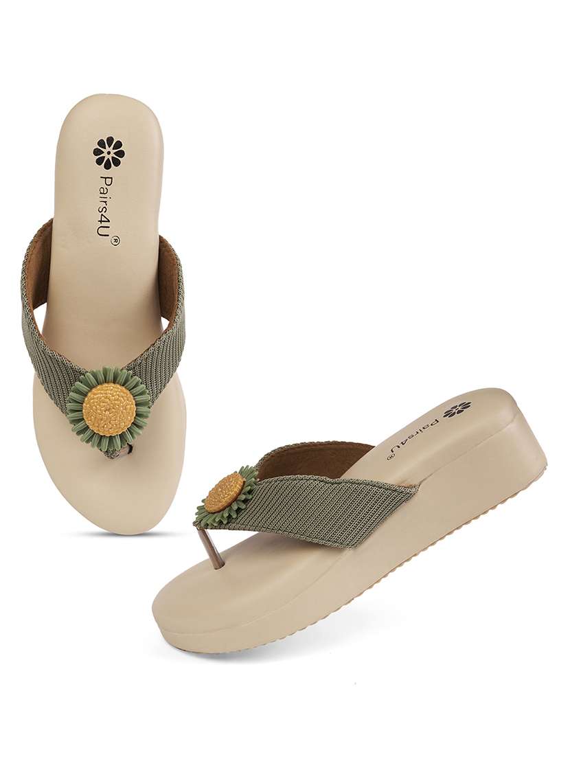 women textured open toe platform wedges - 22146553 -  Standard Image - 4