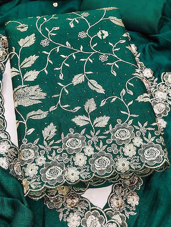 women solid with work unstitched suit set - 22146712 -  Standard Image - 1