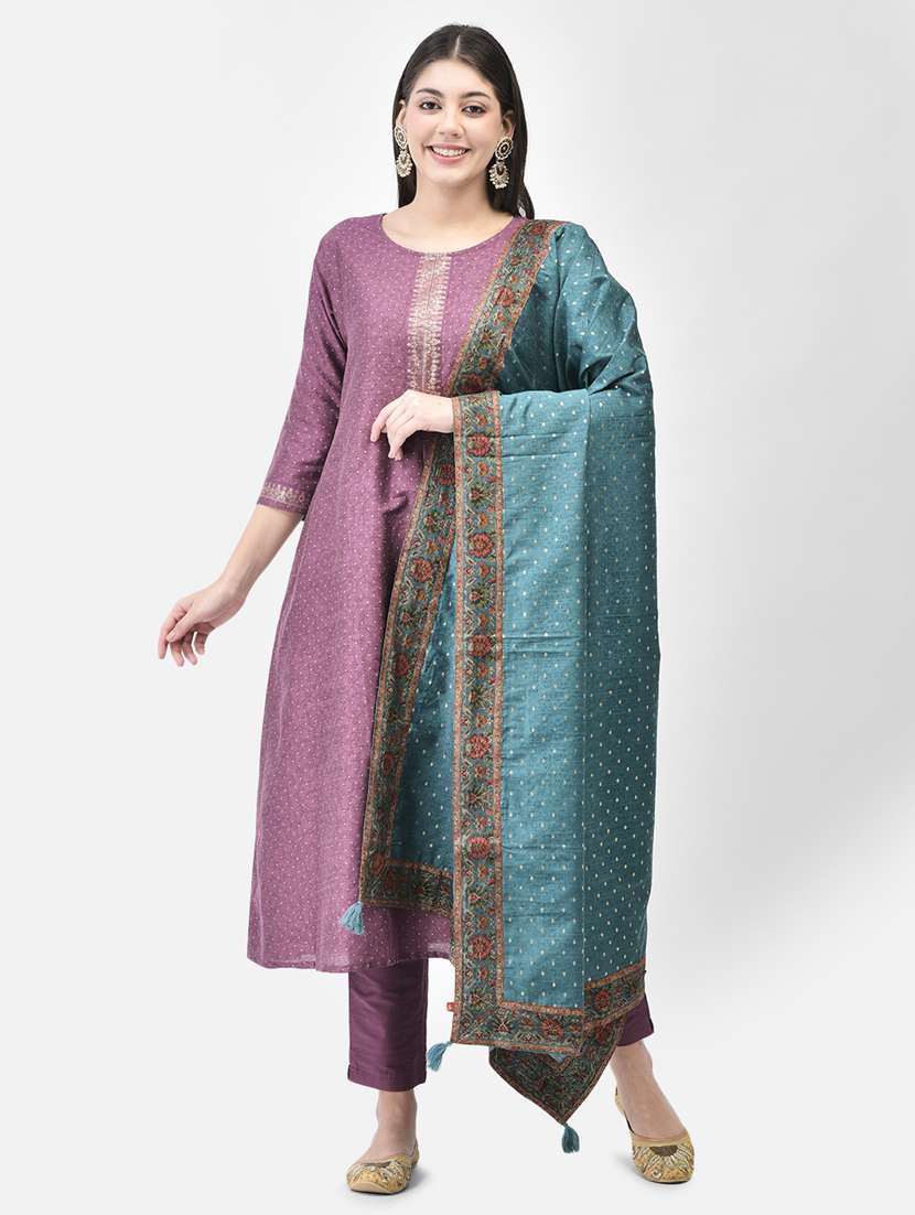 women printed three quarter sleeve a-line kurta - 22146793 -  Standard Image - 1