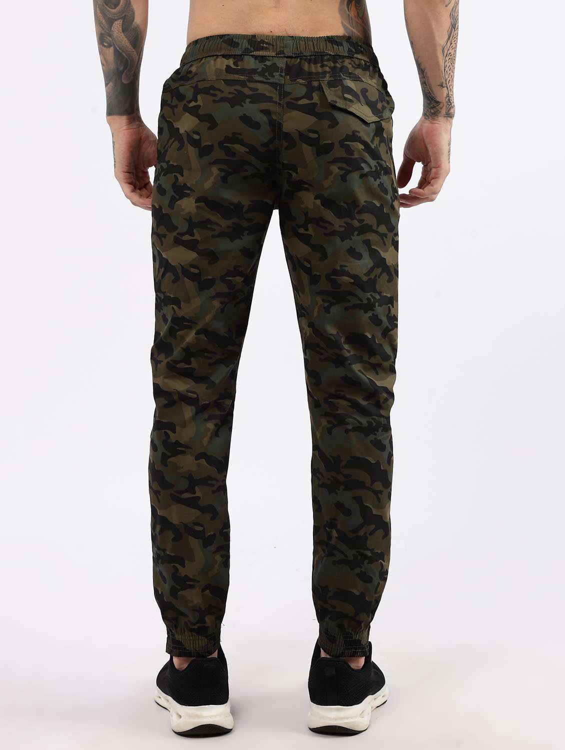men camouflage mid rise regular fit jogger - 22146894 -  Standard Image - 1