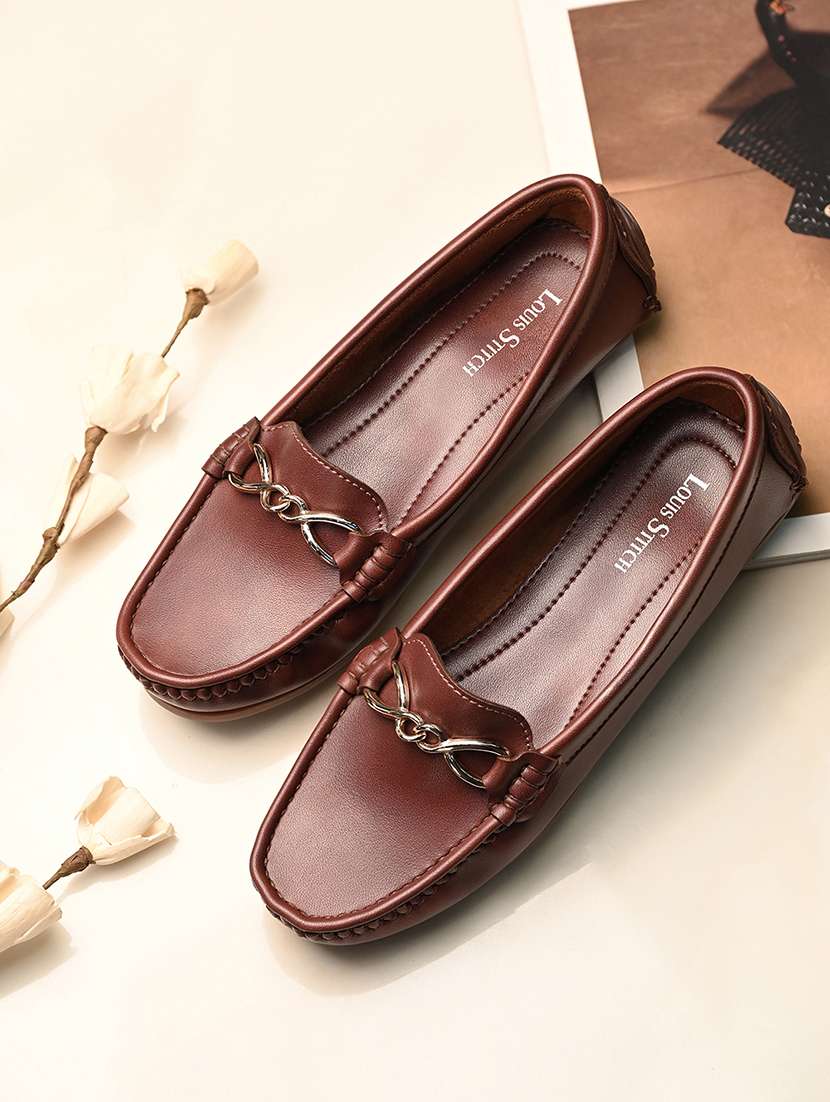 women slip on horsebit loafer