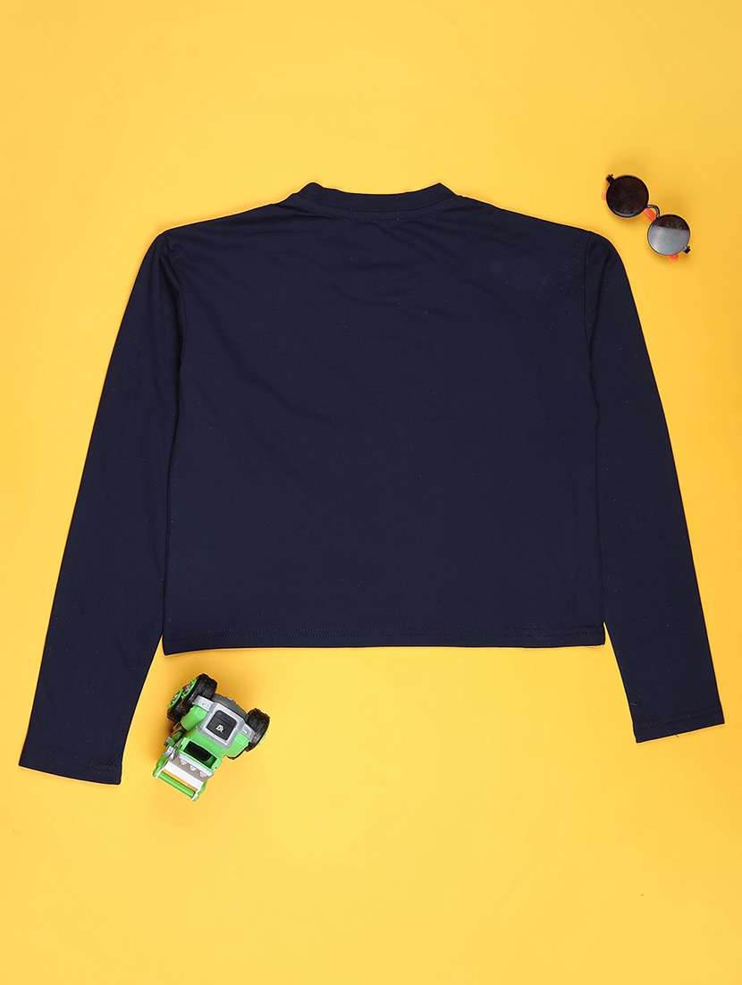 girls placement print long sleeve t-shirt - 22147583 -  Standard Image - 1