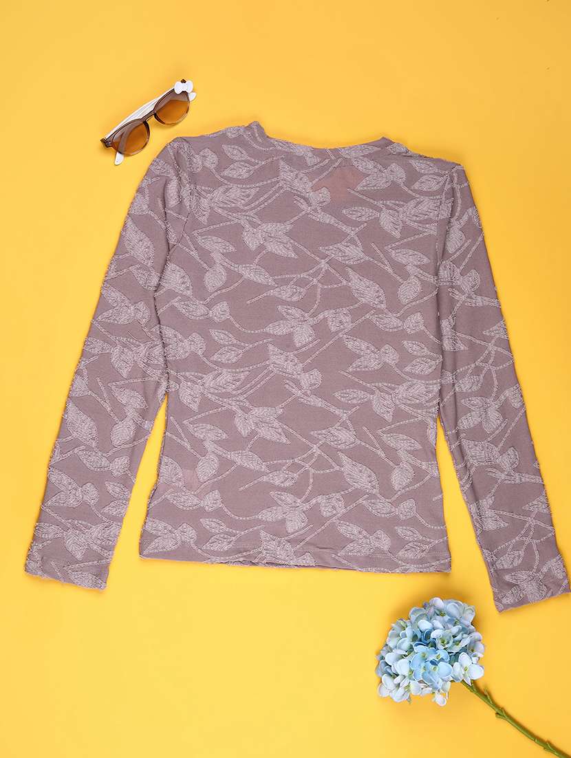 girls self design long sleeve tee - 22147588 -  Standard Image - 1