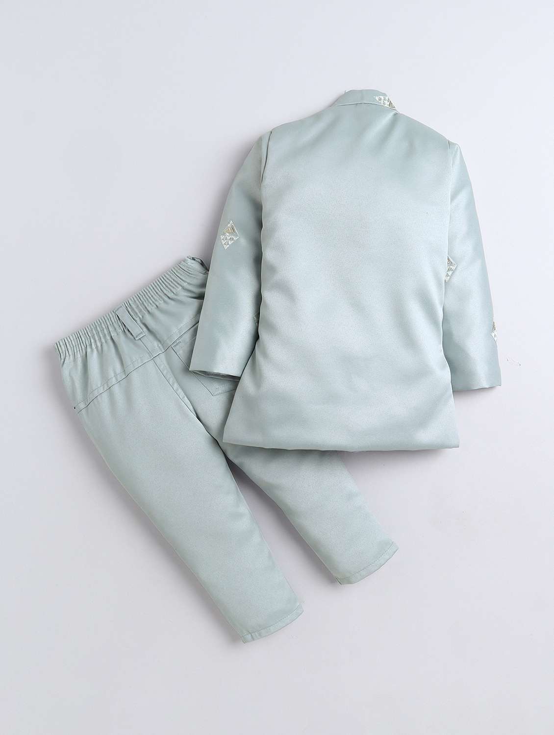 boys self designed long sleeve sherwani set - 22147592 -  Standard Image - 1